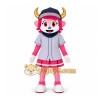 Pink Bull Mascot Costume for School Events Pink Bull Mascot Costume for School Events