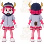 Pink Bull Mascot Costume for School Events