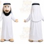 White Man In Traditional Middle Eastern Attire Mascot Costume for Events and Promotions