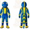 Blue Dinosaur Mascot Costume for Sports Events