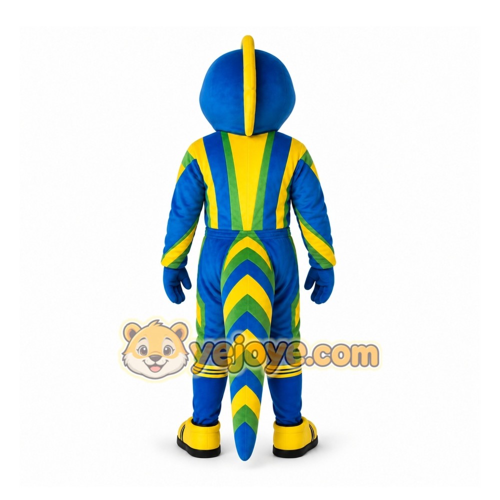 Blue Dinosaur Mascot Costume for Sports Events Blue Dinosaur Mascot Costume for Sports Events