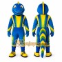 Blue Dinosaur Mascot Costume for Sports Events