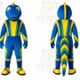 Blue Dinosaur Mascot Costume for Sports Events