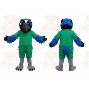 Green Bird Mascot Costume for School Events