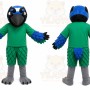 Green Bird Mascot Costume for School Events