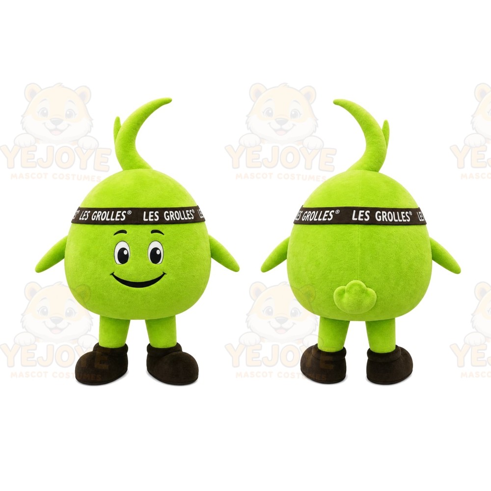 Green Alien Mascot Costume for Events and Promotions