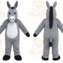 Gray Donkey Mascot Costume for Events and Promotions