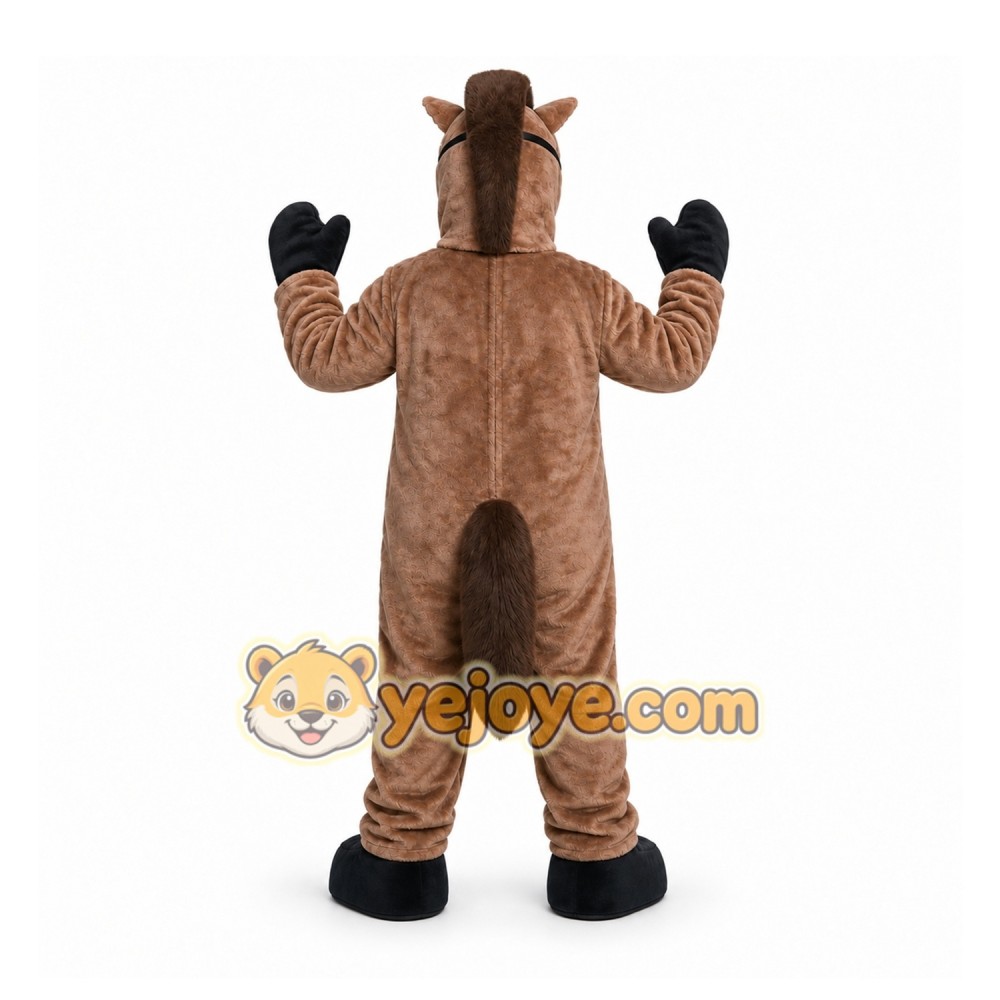 Brown Horse Mascot Costume for Events and Promotions Brown Horse Mascot Costume for Events and Promotions