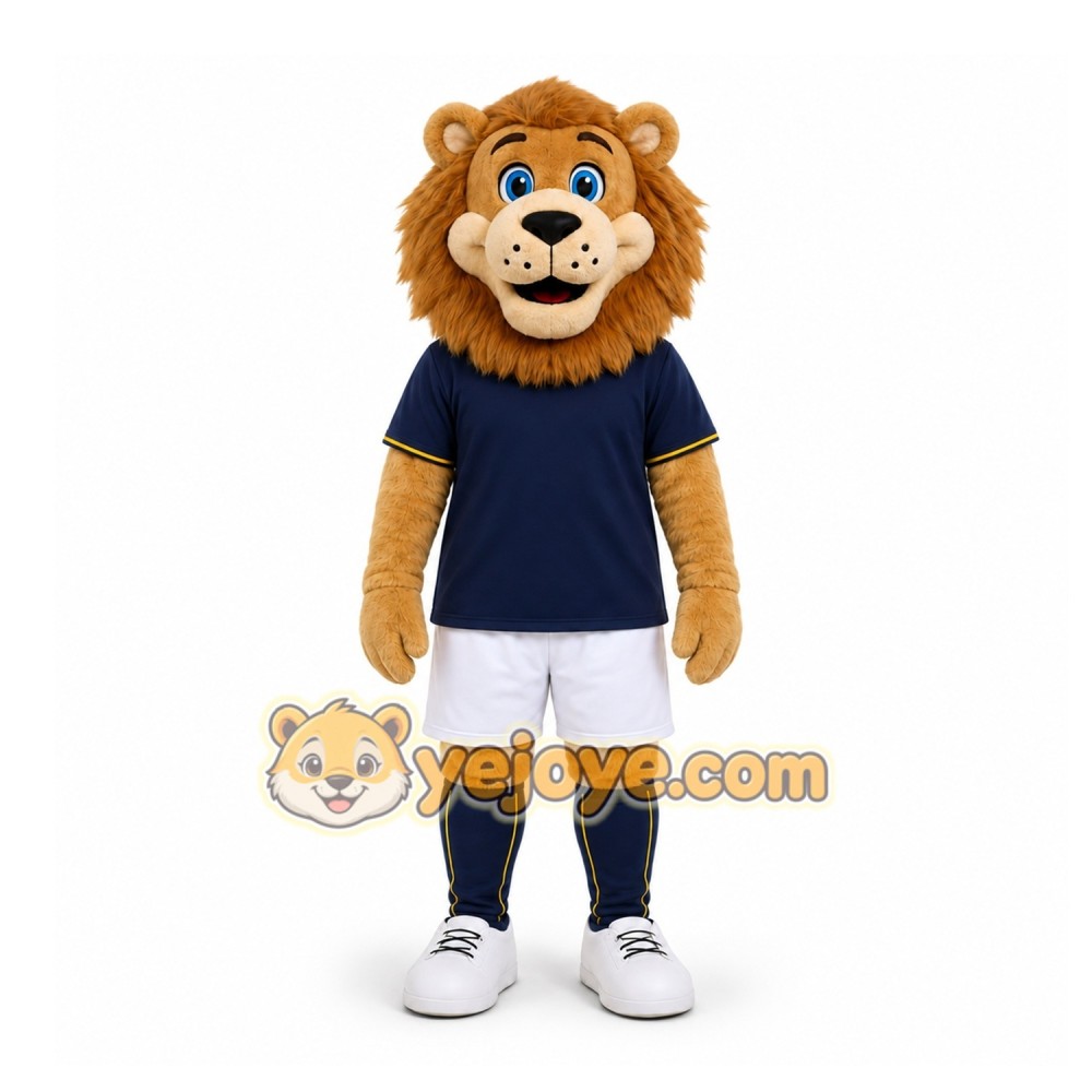 Brown Lion Mascot Costume for Sports Events Brown Lion Mascot Costume for Sports Events