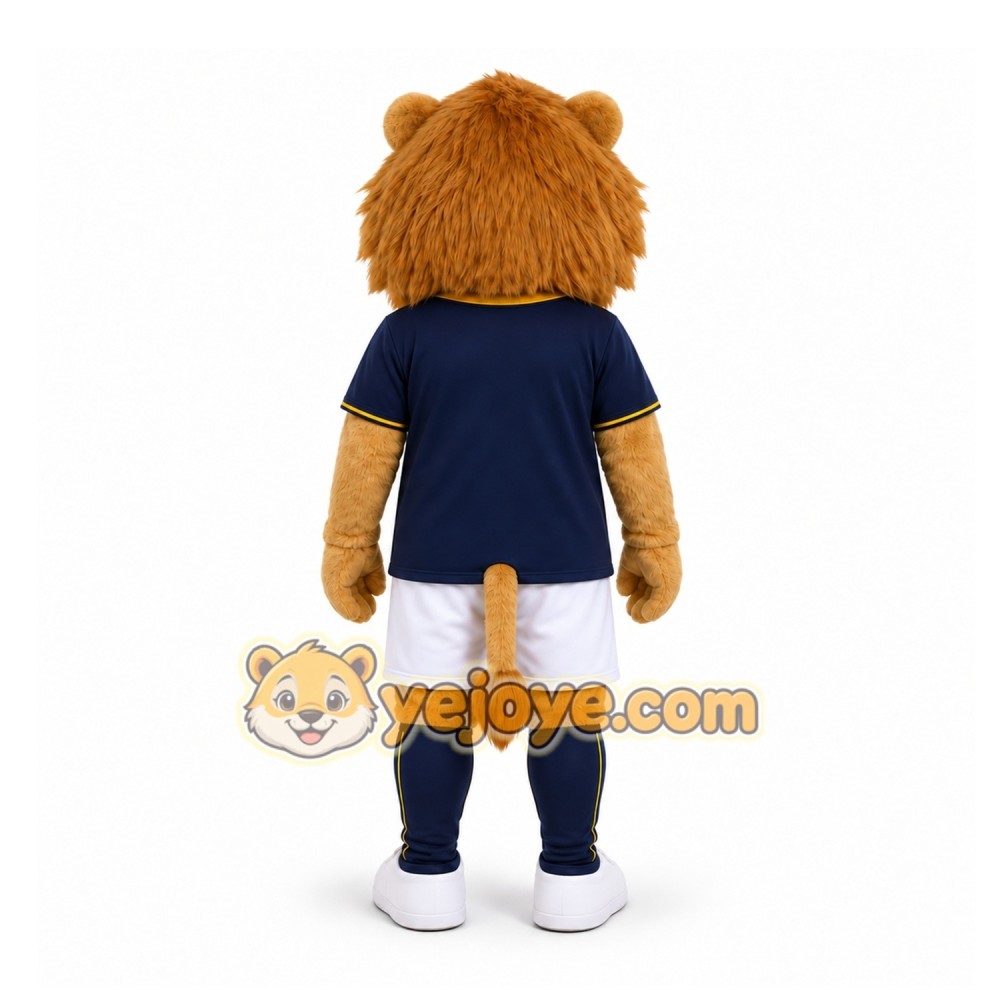 Brown Lion Mascot Costume for Sports Events Brown Lion Mascot Costume for Sports Events