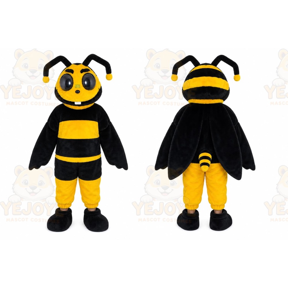 Black Bee Mascot Costume for Children's Events