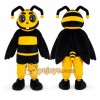 Black Bee Mascot Costume for Children's Events Black Bee Mascot Costume for Children's Events
