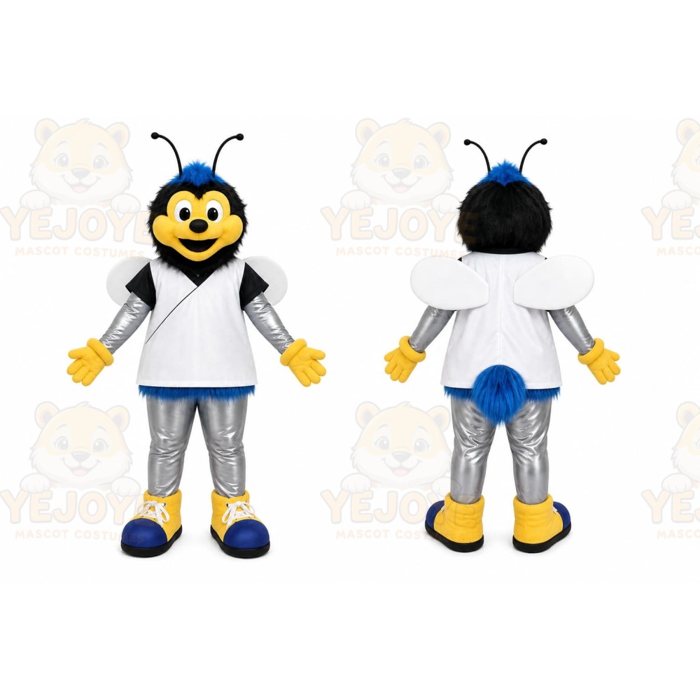 White Bee Mascot Costume for Children's Events