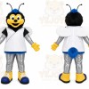 White Bee Mascot Costume for Children's Events