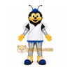 White Bee Mascot Costume for Children's Events White Bee Mascot Costume for Children's Events