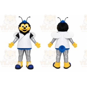 White Bee Mascot Costume for Children's Events
