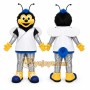 White Bee Mascot Costume for Children's Events