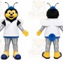 White Bee Mascot Costume for Children's Events