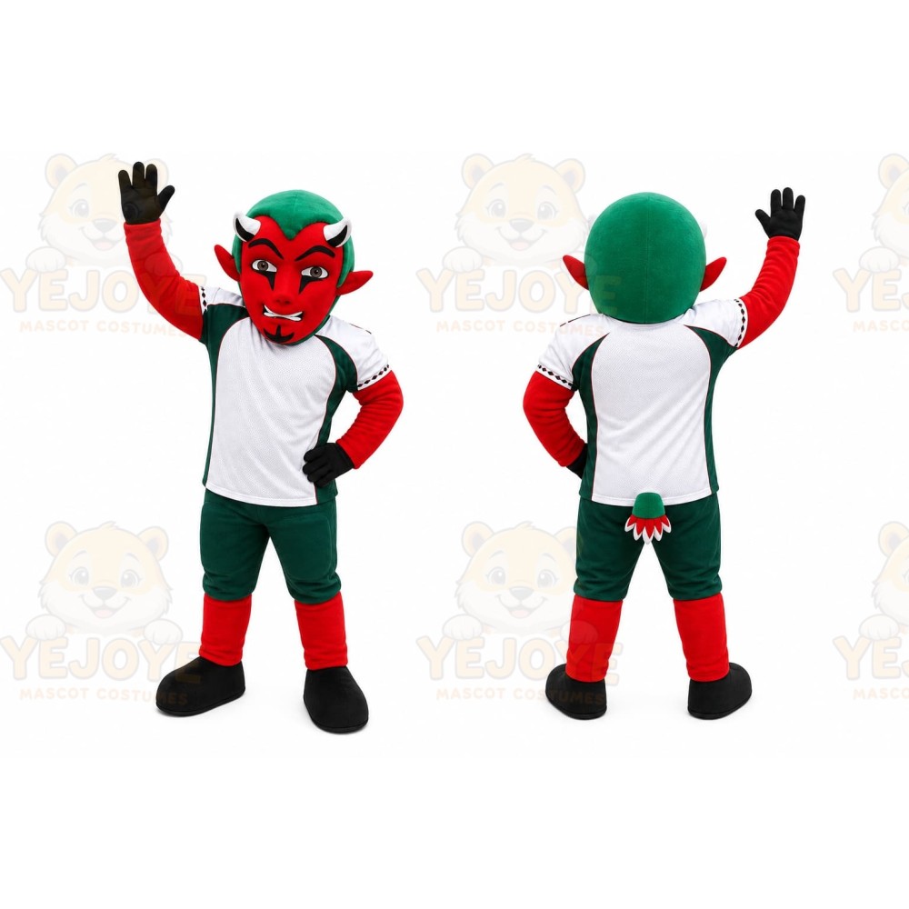 Red Devil Mascot Costume for Events and Promotions