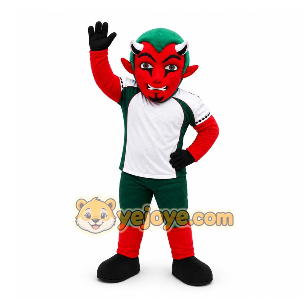 Red Devil Mascot Costume for Events and Promotions