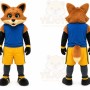Orange Fox Mascot Costume for Sports Events