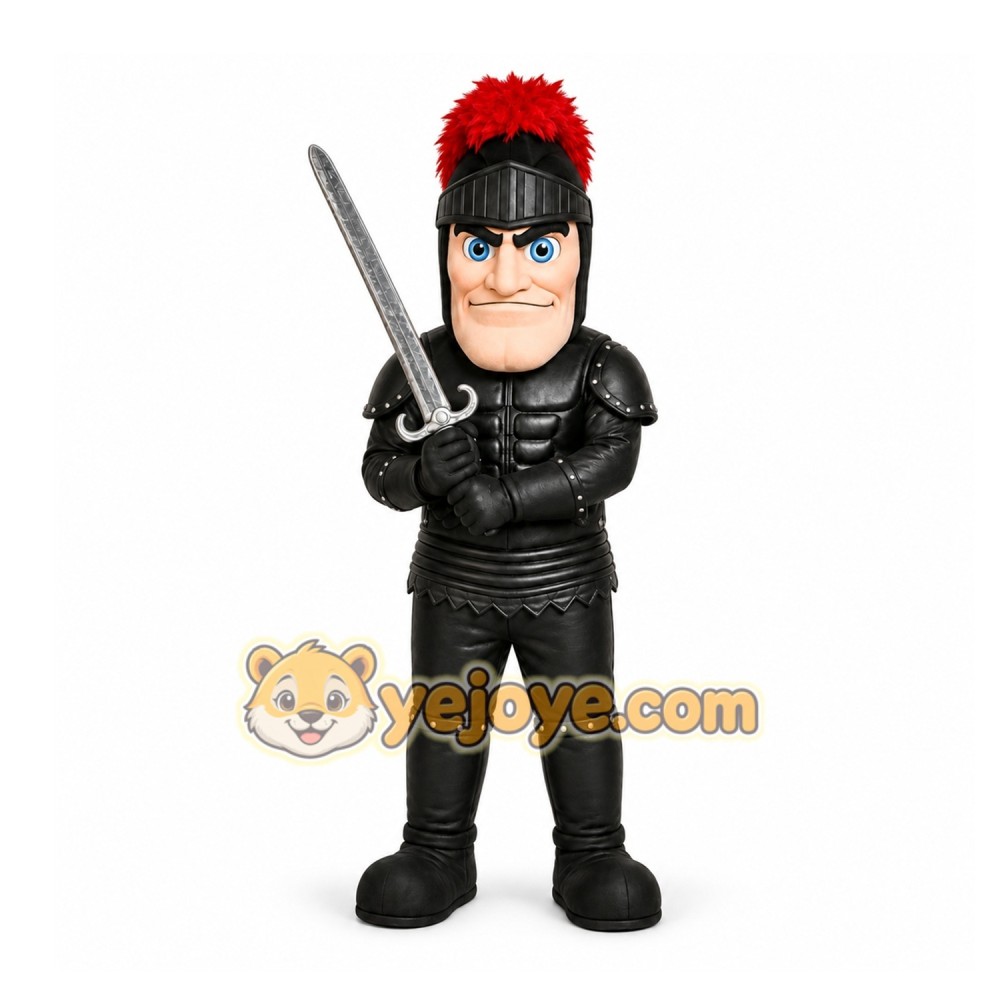 Black Knight Mascot Costume for Events and Promotions Black Knight Mascot Costume for Events and Promotions