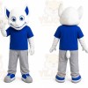 White Fox Mascot Costume for Events and Promotions