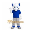 White Fox Mascot Costume for Events and Promotions