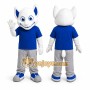 White Fox Mascot Costume for Events and Promotions