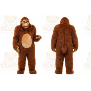 Brown Ape Mascot Costume for Events and Promotions