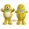 Yellow Seal Mascot Costume for Children's Events