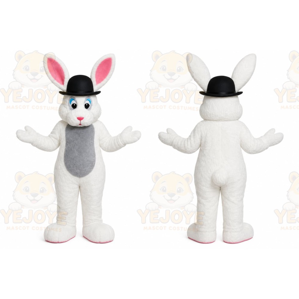 White Rabbit Mascot Costume for Holiday Events
