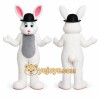 White Rabbit Mascot Costume for Holiday Events White Rabbit Mascot Costume for Holiday Events