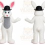 White Rabbit Mascot Costume for Holiday Events