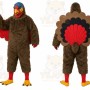 Brown Turkey Mascot Costume for Holiday Events