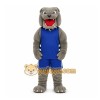 Gray Bulldog Mascot Costume for Sports Events Gray Bulldog Mascot Costume for Sports Events