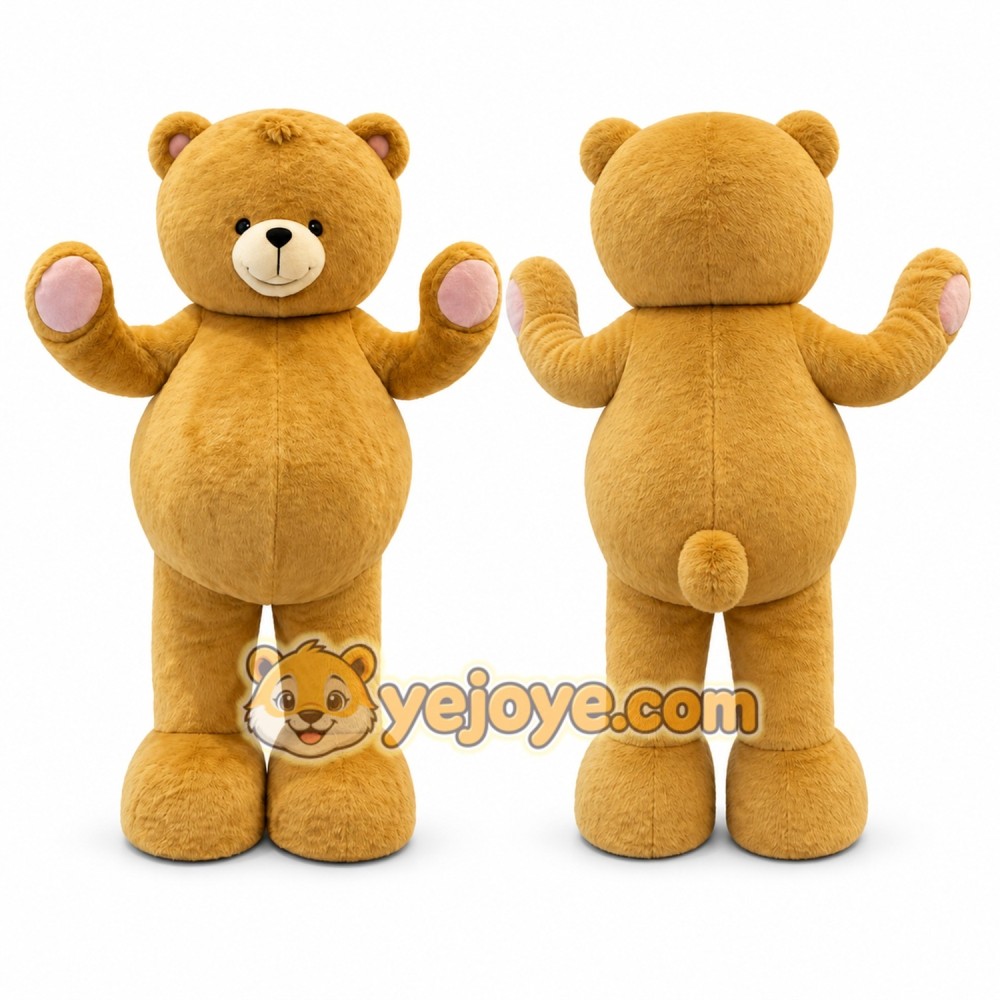 Brown Bear Mascot Costume for Children's Events Brown Bear Mascot Costume for Children's Events