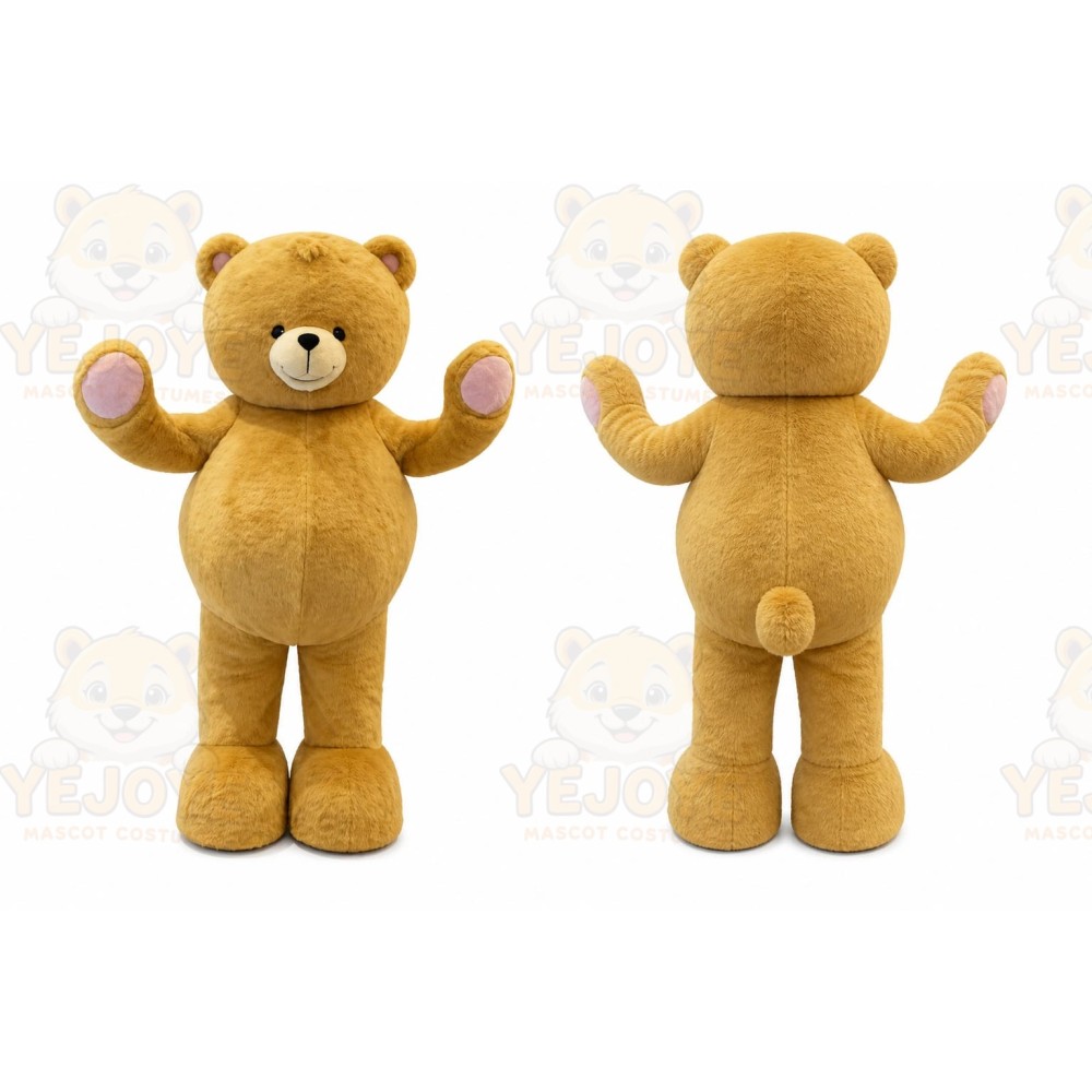 Brown Bear Mascot Costume for Children's Events