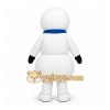 White Snowman Mascot Costume for Holiday Events White Snowman Mascot Costume for Holiday Events