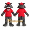 Gray Wolf Mascot Costume for Sports Events Gray Wolf Mascot Costume for Sports Events
