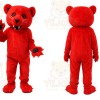 Red Bear Mascot Costume for Events and Promotions