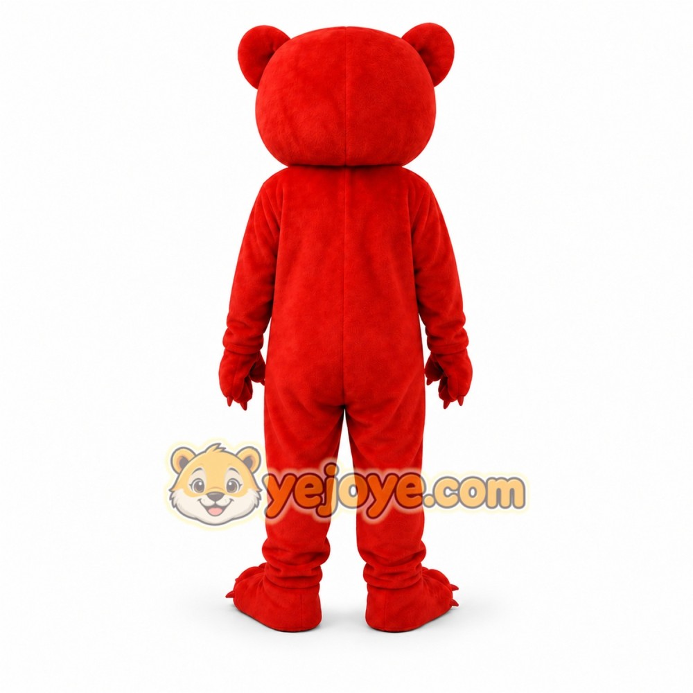 Red Bear Mascot Costume for Events and Promotions Red Bear Mascot Costume for Events and Promotions