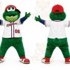 Green Frog Mascot Costume for Sports Events