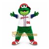 Green Frog Mascot Costume for Sports Events