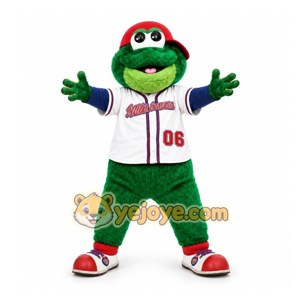 Green Frog Mascot Costume for Sports Events Green Frog Mascot Costume for Sports Events