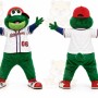 Green Frog Mascot Costume for Sports Events