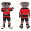 Gray Tornado Mascot Costume for Sports Events