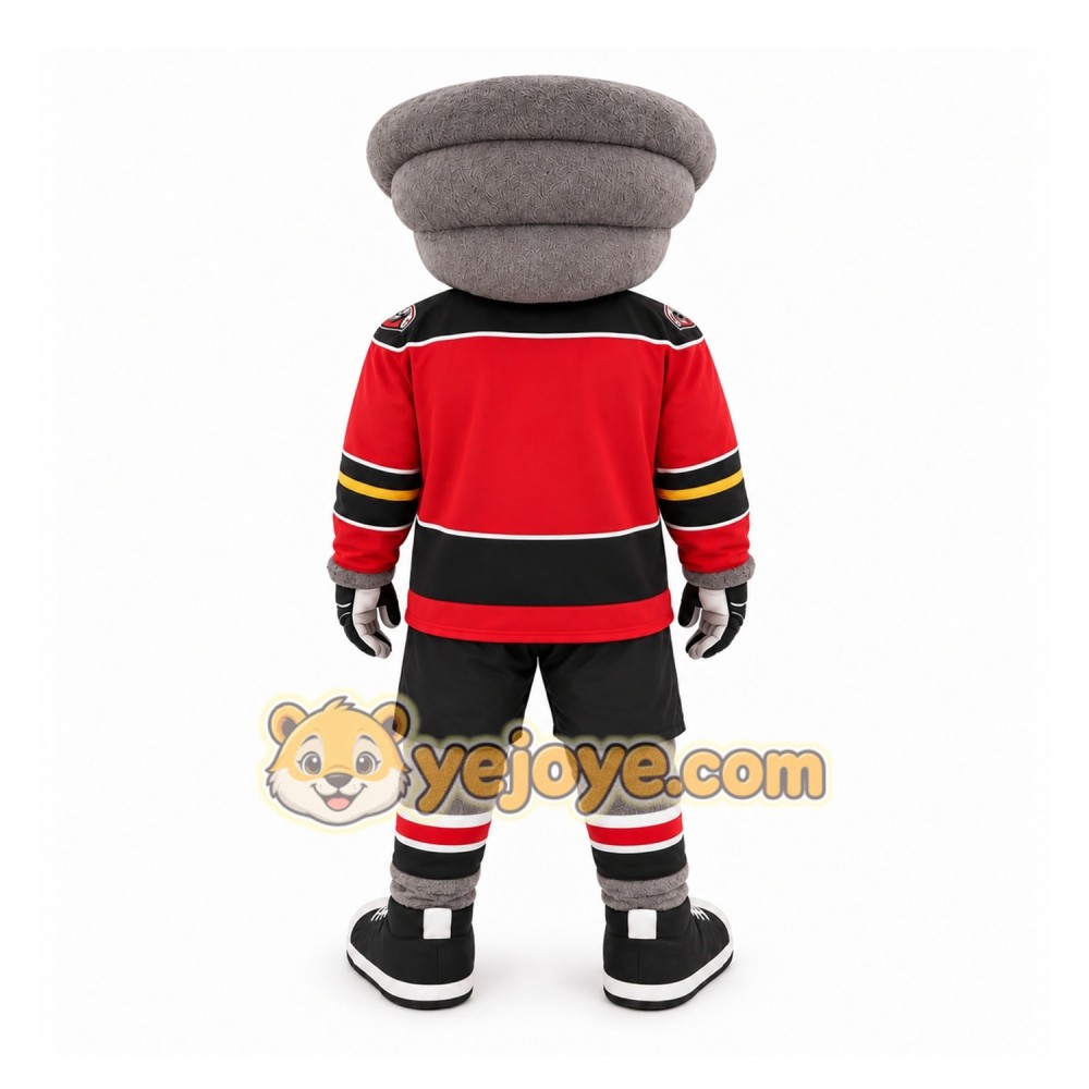 Gray Tornado Mascot Costume for Sports Events Gray Tornado Mascot Costume for Sports Events