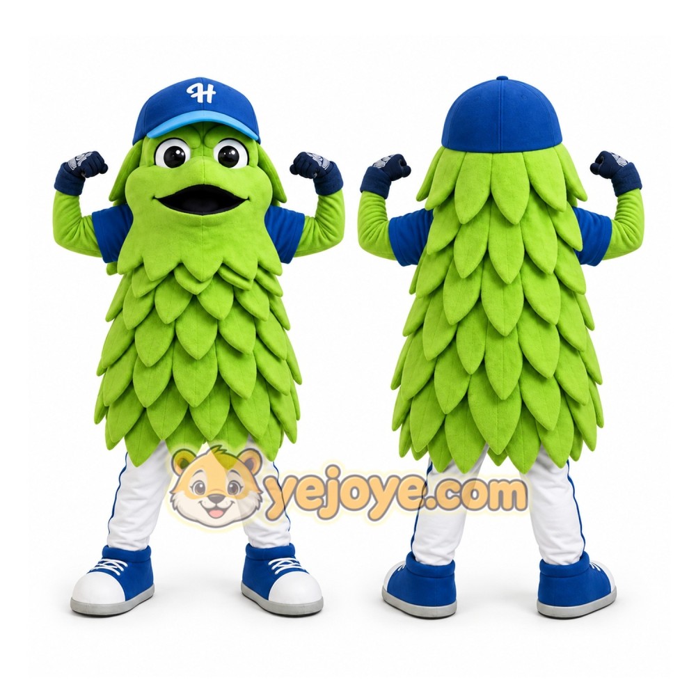 Green Bird Mascot Costume for Sports Events