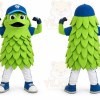 Green Bird Mascot Costume for Sports Events